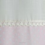 Zasłona gotowa na przelotkach 140x250 FLAMINGO różowa z nadrukiem czerwonych flamingów - 5