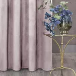 Zasłona na taśmie 135x300 ROSA welwetowa pudrowy Design 91 - 14