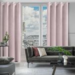 Zasłona na taśmie 135x300 ROSA welwetowa pudrowy Design 91 - 11