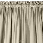 Zasłona na taśmie 135x300 ROSA welwetowa jasny beż Design 91 - 5