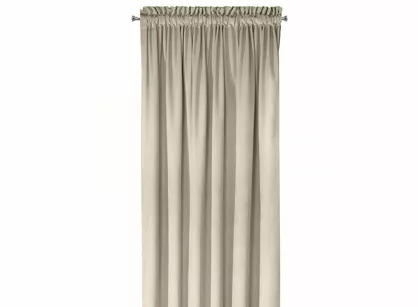 Zasłona na taśmie 135x300 ROSA welwetowa jasny beż Design 91