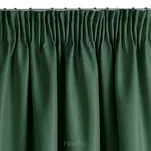 Zasłona gotowa na taśmie 140x270 AGGIE jednokolorowa zielona z dodatkiem lureksu błyszcząca - 3