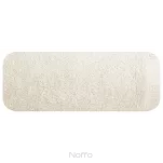 Komplet ręczników EVI Pierre Cardin kremowe zdobione bordiurą w kolorze ręcznika z logo marki z kolekcji Premium - 4