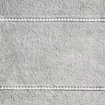 Ręcznik bawełniany 70x140 MARI stalowy z welurową bordiurą w pasy - 3