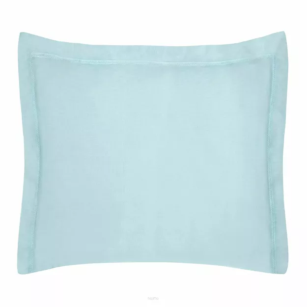 Poszewka bawełniana NOVAC błękitna 70x80 z 5 cm zakładką