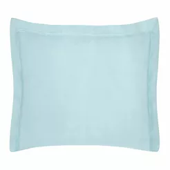 Poszewka bawełniana NOVAC błękitna 70x80 z 5 cm zakładką