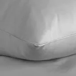 Pościel satynowa 160x200 DINA jednokolorowa gładka srebrna z kolekcji Diva Line - 3
