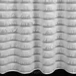 Firana na przelotkach 140x250 DANA 2 biała z etaminy z aplikacją w pasy - 7