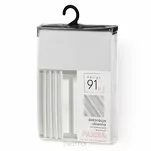 Zasłona na przelotkach 135x250 PARISA zaciemniająca biała jednokolorowa Design 91 - 6