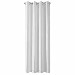 Zasłona na przelotkach 135x250 PARISA zaciemniająca biała jednokolorowa Design 91 - 5