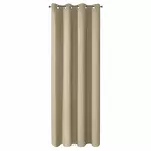 Zasłona na przelotkach 135x250 PARISA zaciemniająca beżowa jednokolorowa Design 91 - 6