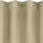 Zasłona na przelotkach 135x250 PARISA zaciemniająca beżowa jednokolorowa Design 91 - 5