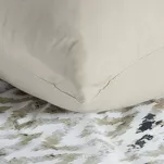 Pościel z mikrowłókna 160x200 VERANO 4 biała jasny brąz wzór geometryczny Design 91 - 3