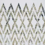 Pościel z mikrowłókna 160x200 VERANO 4 biała jasny brąz wzór geometryczny Design 91 - 5