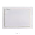 Serwetka 30x40 MADELE biała zdobiona złotą lamówką 4 szt. - 3