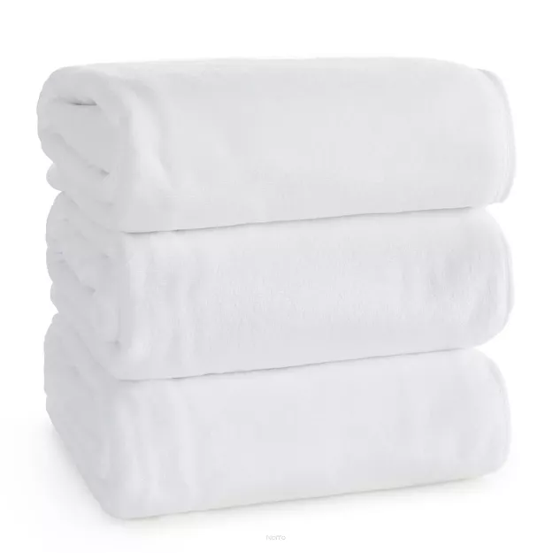 Ręcznik 80x160 AMY 2 szybkoschnący biały z mikrofibry 380 g/m2