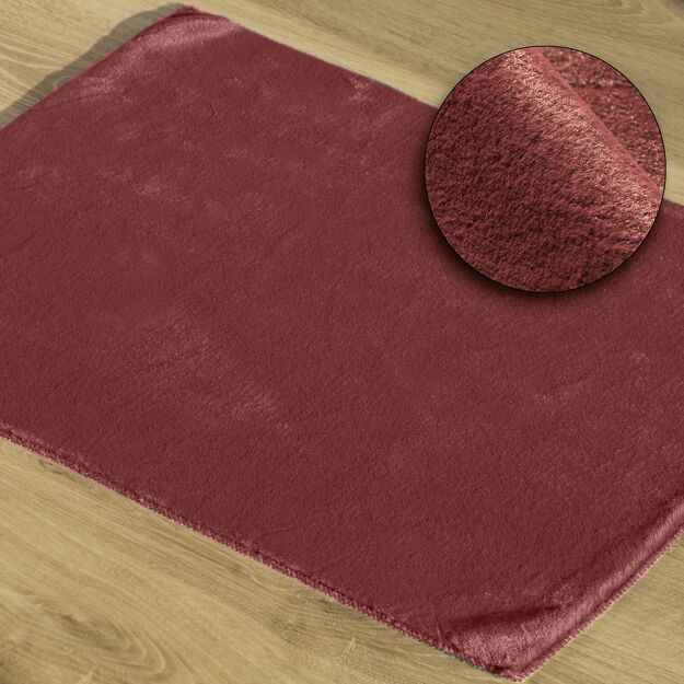 Dywanik dekoracyjny 50x70 EMILIO bordowy