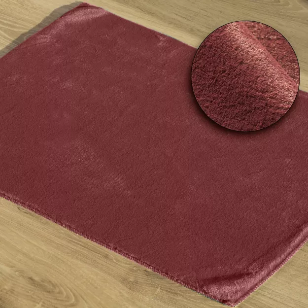 Dywanik dekoracyjny 50x70 EMILIO bordowy