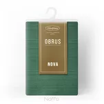 Obrus 140x220 GLAMO zielony z przetykaną błyszczącą złotą nicią - 2