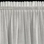 Zasłona na taśmie 140x270 ALEKSA biała o strukturze siatki - 10