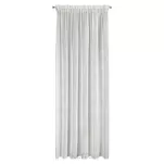 Zasłona na taśmie 140x270 ALEKSA biała o strukturze siatki - 6