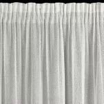 Zasłona na taśmie 140x270 ALEKSA biała o strukturze siatki - 4
