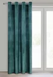 Zasłona  na przelotkach 140x250 ROSA welwetowa ciemny niebieski Design 91 - 10