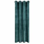 Zasłona  na przelotkach 140x250 ROSA welwetowa ciemny niebieski Design 91 - 9