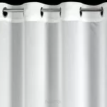 Firana na przelotkach 140x250 TIRSA biała z matowej tkaniny - 4