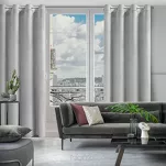 Zasłona na przelotkach 140x250 ROSA welwetowa srebrna Design 91 - 13