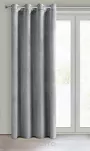 Zasłona na przelotkach 140x250 ROSA welwetowa srebrna Design 91 - 9
