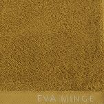 Ręcznik 70x140 VENUS Eva Minge miodowy zdobiony bordiurą w kolorze ręcznika z napisami projektantki 550 g/m2 - 3