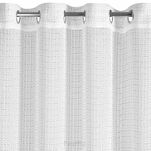 Firana na przelotkach 140x250 ELIRA biała struktura siatki - 4