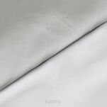 Pościel satynowa 160x200 NOVA 3 dwukolorowa gładka biała srebrna - 7
