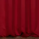 Zasłona gotowa na taśmie 135x270 LOGAN zaciemniająca czerwona jednokolorowa z półmatowej tkaniny - 3