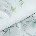 Pościel z mikrowłókna 160x200 VERANO 7 biała zielona wzór kwiatowy Design 91 - 3