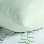 Pościel z mikrowłókna 160x200 VERANO 7 biała zielona wzór kwiatowy Design 91 - 2