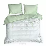 Pościel z mikrowłókna 160x200 VERANO 7 biała zielona wzór kwiatowy Design 91 - 6