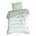 Pościel z mikrowłókna 160x200 VERANO 7 biała zielona wzór kwiatowy Design 91 - 5