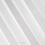 Firana gotowa na taśmie 400x270 LUCY biała z gładkiego woalu - 6