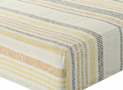 Prześcieradło z bawełny renforce z gumką PRINT 2 w pasy 100x200 z kolekcji Classic