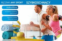 Ręcznik 70x140 AMY szybkoschnący czerwony z mikrofibry 380 g/m2 - 8