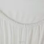 Prześcieradło z bawełny jersey 3 z gumką kremowe 90x200 - 3