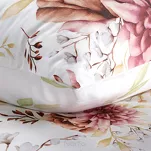 Pościel bawełniana 140x200 LEA 11 biała wyrazisty wzór kwiatowy dwustronna Design 91 - 4