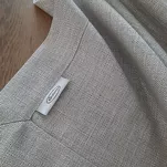 Serwetka 30x40 STELLA 2 srebrna zdobiona nabłyszczaną listwą 4 szt. - 8