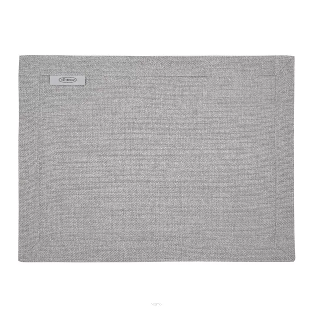 Serwetka 30x40 STELLA 2 srebrna zdobiona nabłyszczaną listwą 4 szt.