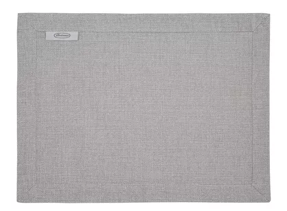 Serwetka 30x40 STELLA 2 srebrna zdobiona nabłyszczaną listwą 4 szt.