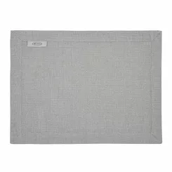 Serwetka 30x40 STELLA 2 srebrna zdobiona nabłyszczaną listwą 4 szt.