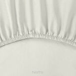 Prześcieradło z bawełny renforce z gumką 100x200 kremowe BASIC - 3