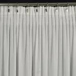 Firana na taśmie 140x270 MELINDA biała z szyfonu z efektem garbowania nie wymaga prasowania - 9